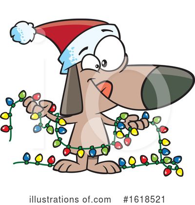 Royalty-Free (RF) Dog Clipart Illustration by toonaday - Stock Sample #1618521