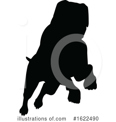 Rottweiler Clipart #1622490 by AtStockIllustration