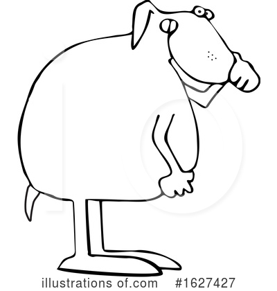 Royalty-Free (RF) Dog Clipart Illustration by djart - Stock Sample #1627427