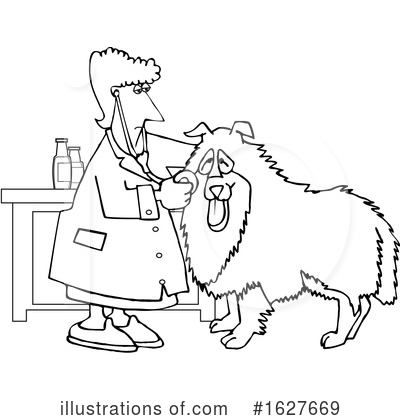 Royalty-Free (RF) Dog Clipart Illustration by djart - Stock Sample #1627669