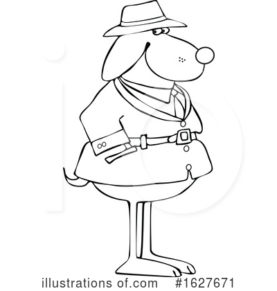 Royalty-Free (RF) Dog Clipart Illustration by djart - Stock Sample #1627671