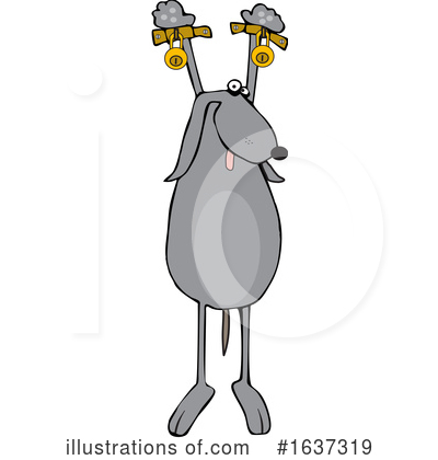Royalty-Free (RF) Dog Clipart Illustration by djart - Stock Sample #1637319