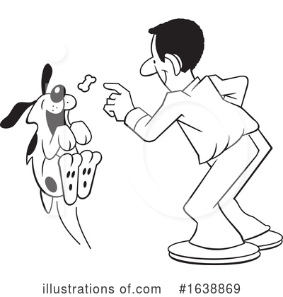 Royalty-Free (RF) Dog Clipart Illustration by Johnny Sajem - Stock Sample #1638869