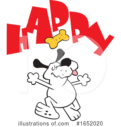 Royalty-Free (RF) Dog Clipart Illustration by Johnny Sajem - Stock Sample #1652020
