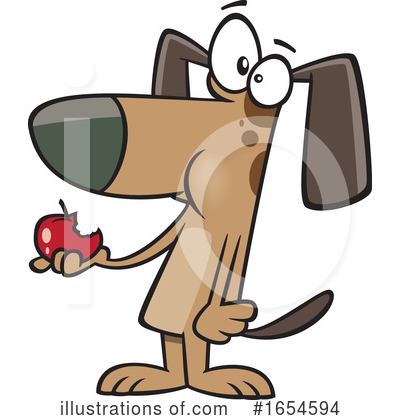 Royalty-Free (RF) Dog Clipart Illustration by toonaday - Stock Sample #1654594