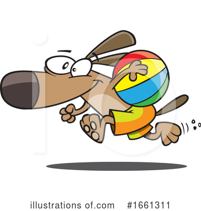 Royalty-Free (RF) Dog Clipart Illustration by toonaday - Stock Sample #1661311