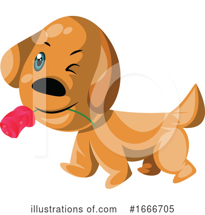 Royalty-Free (RF) Dog Clipart Illustration by Morphart Creations - Stock Sample #1666705