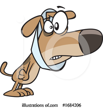 Royalty-Free (RF) Dog Clipart Illustration by toonaday - Stock Sample #1684206