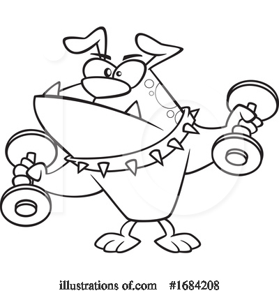 Weightlifting Clipart #1684208 by toonaday