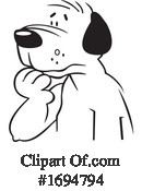 Dog Clipart #1694794 by Johnny Sajem