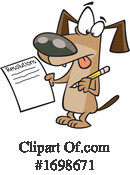 Dog Clipart #1698671 by toonaday