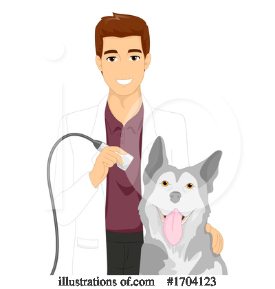 Royalty-Free (RF) Dog Clipart Illustration by BNP Design Studio - Stock Sample #1704123