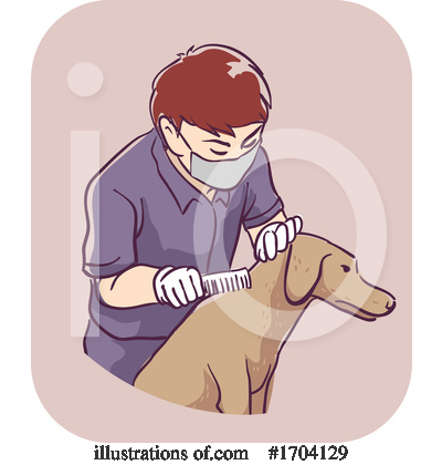 Royalty-Free (RF) Dog Clipart Illustration by BNP Design Studio - Stock Sample #1704129