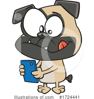 Royalty-Free (RF) Dog Clipart Illustration by toonaday - Stock Sample #1724441