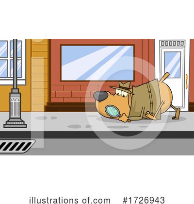 Investigating Clipart #1726943 by Hit Toon