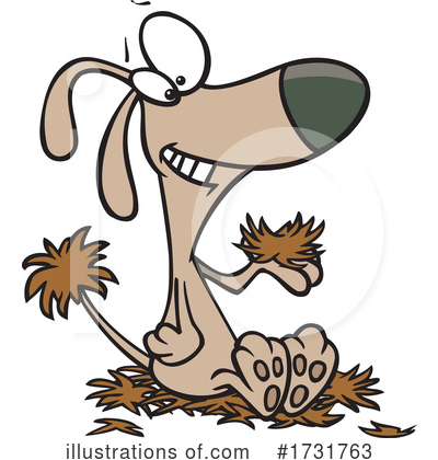 Royalty-Free (RF) Dog Clipart Illustration by toonaday - Stock Sample #1731763