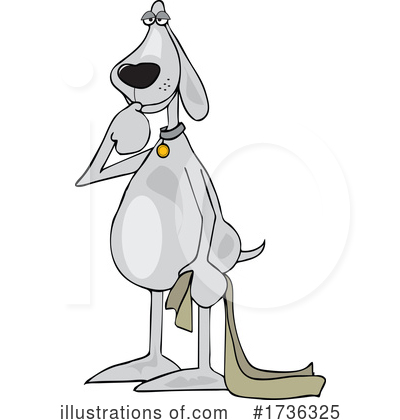 Royalty-Free (RF) Dog Clipart Illustration by djart - Stock Sample #1736325