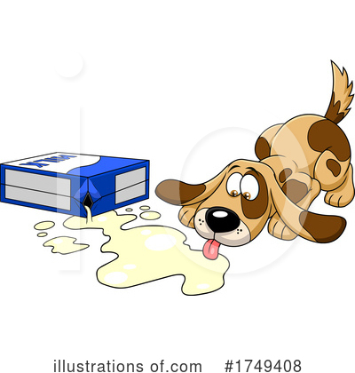 Royalty-Free (RF) Dog Clipart Illustration by Hit Toon - Stock Sample #1749408