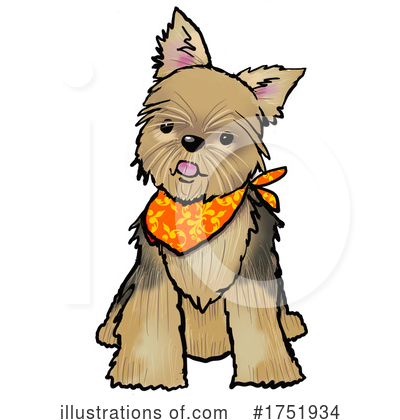 Royalty-Free (RF) Dog Clipart Illustration by Maria Bell - Stock Sample #1751934