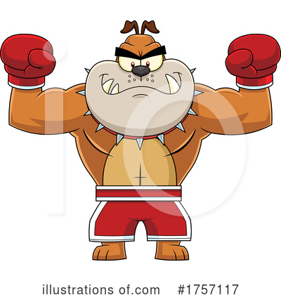 Boxer Clipart #1757117 by Hit Toon