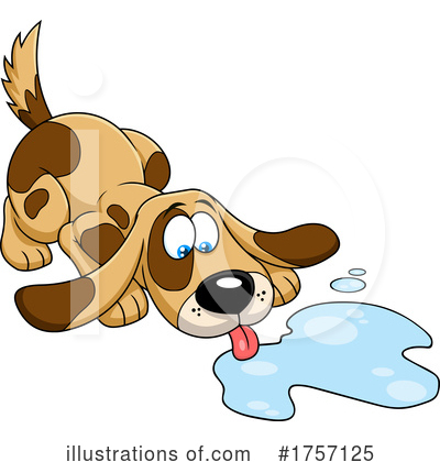 Royalty-Free (RF) Dog Clipart Illustration by Hit Toon - Stock Sample #1757125