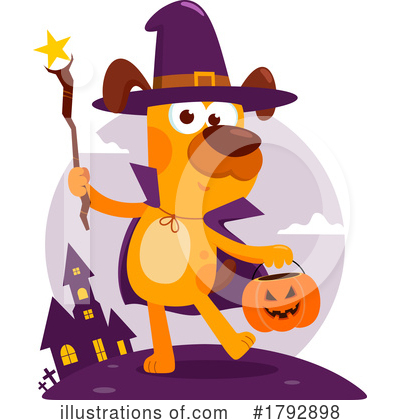 Royalty-Free (RF) Dog Clipart Illustration by Hit Toon - Stock Sample #1792898