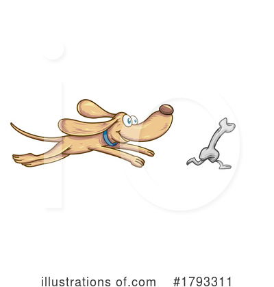 Royalty-Free (RF) Dog Clipart Illustration by Domenico Condello - Stock Sample #1793311