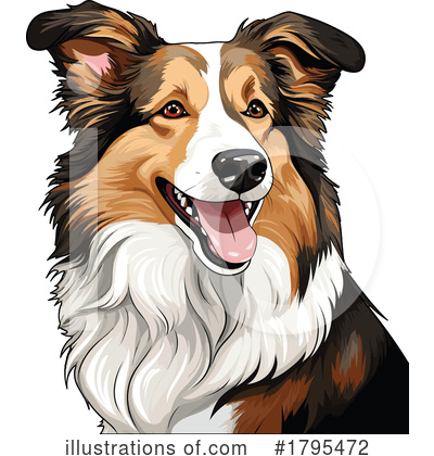 Sheepdog Clipart #1795472 by stockillustrations