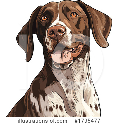 Pointer Dog Clipart #1795477 by stockillustrations