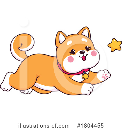 Shiba Inu Clipart #1804455 by Vector Tradition SM