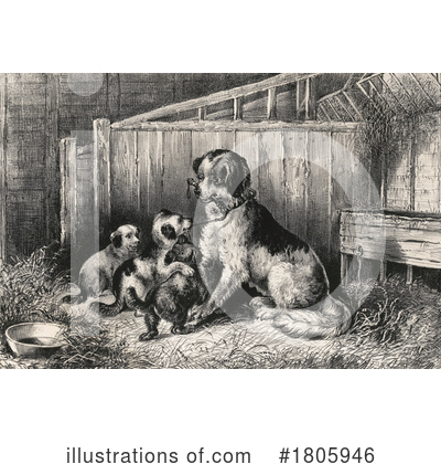 Royalty-Free (RF) Dog Clipart Illustration by JVPD - Stock Sample #1805946