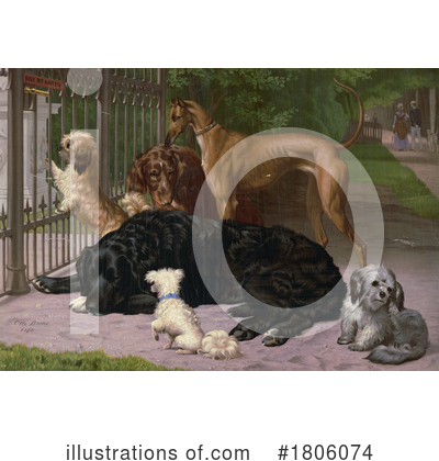 Royalty-Free (RF) Dog Clipart Illustration by JVPD - Stock Sample #1806074