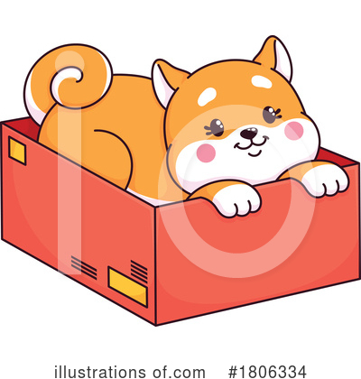 Shiba Inu Clipart #1806334 by Vector Tradition SM