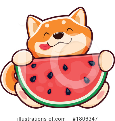 Shiba Inu Clipart #1806347 by Vector Tradition SM