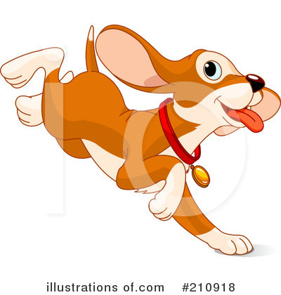 Royalty-Free (RF) Dog Clipart Illustration by Pushkin - Stock Sample #210918