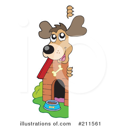 Royalty-Free (RF) Dog Clipart Illustration by visekart - Stock Sample #211561