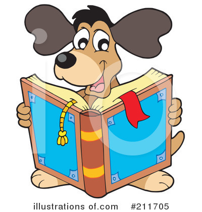 Royalty-Free (RF) Dog Clipart Illustration by visekart - Stock Sample #211705