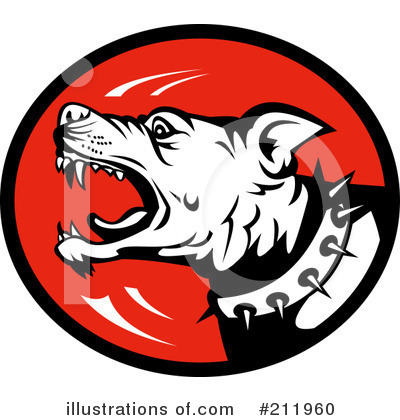 Royalty-Free (RF) Dog Clipart Illustration by patrimonio - Stock Sample #211960