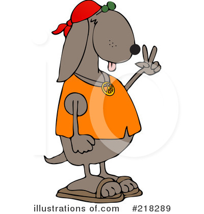 Royalty-Free (RF) Dog Clipart Illustration by djart - Stock Sample #218289