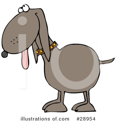 Royalty-Free (RF) Dog Clipart Illustration by djart - Stock Sample #28954