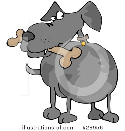 Royalty-Free (RF) Dog Clipart Illustration by djart - Stock Sample #28956