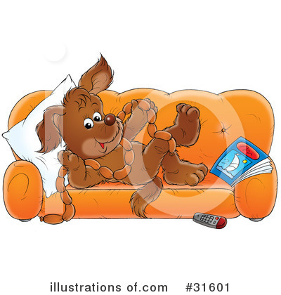 Couch Clipart #31601 by Alex Bannykh