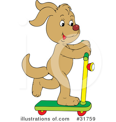 Royalty-Free (RF) Dog Clipart Illustration by Alex Bannykh - Stock Sample #31759