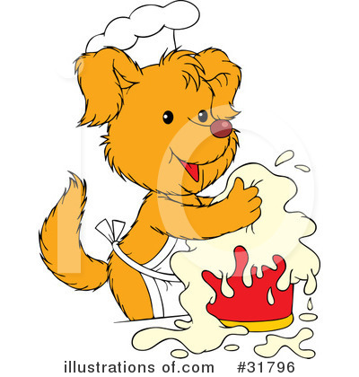 Royalty-Free (RF) Dog Clipart Illustration by Alex Bannykh - Stock Sample #31796