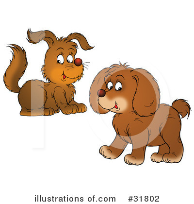 Royalty-Free (RF) Dog Clipart Illustration by Alex Bannykh - Stock Sample #31802