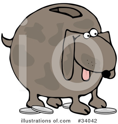 Royalty-Free (RF) Dog Clipart Illustration by djart - Stock Sample #34042