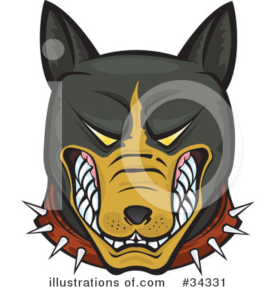 Royalty-Free (RF) Dog Clipart Illustration by Paulo Resende - Stock Sample #34331