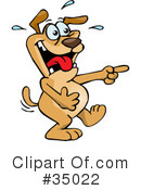 Dog Clipart #35022 by Dennis Holmes Designs