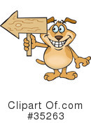 Dog Clipart #35263 by Dennis Holmes Designs