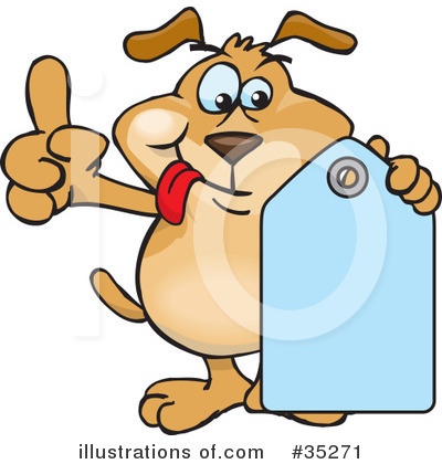 Royalty-Free (RF) Dog Clipart Illustration by Dennis Holmes Designs - Stock Sample #35271